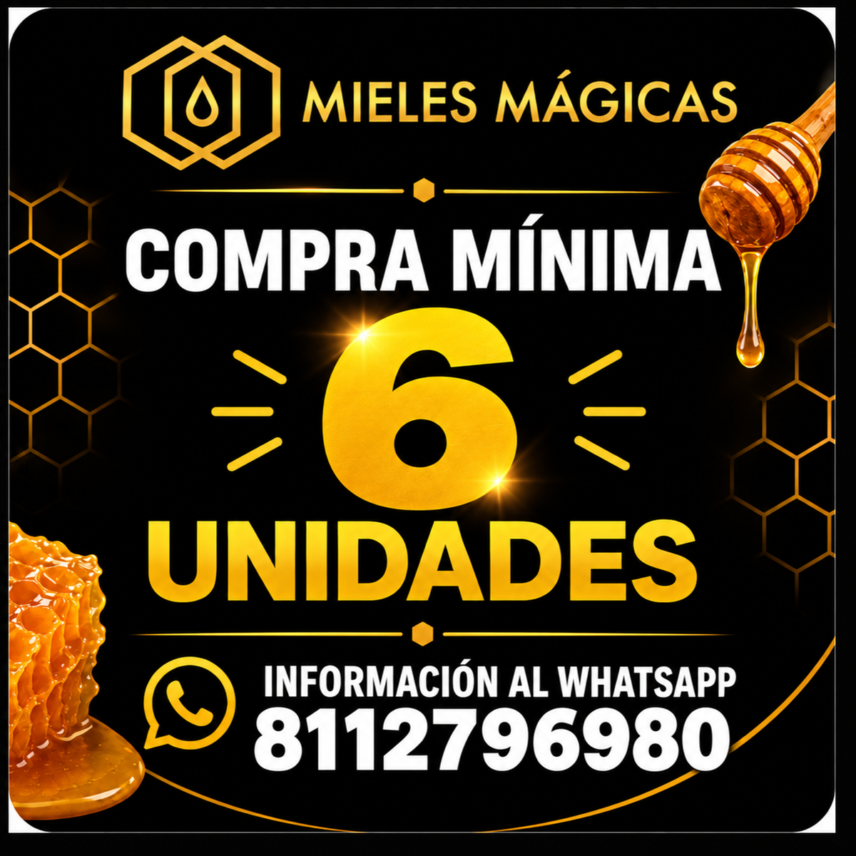COMPRA MINIMA 6 UNIDADES