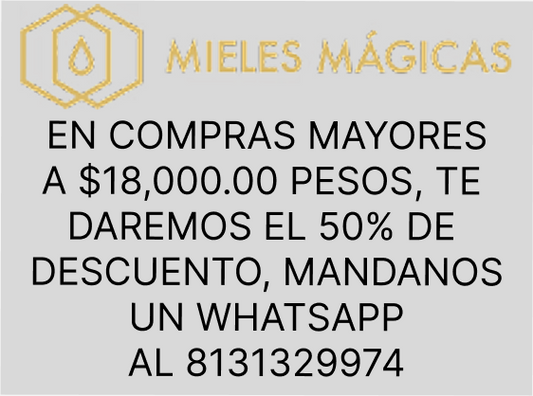 50% DE DESCUENTO PARA MAYORISTAS.
