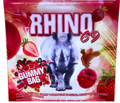 RHINO 69 GOMITA PAQUETE DE 4 PIEZAS.